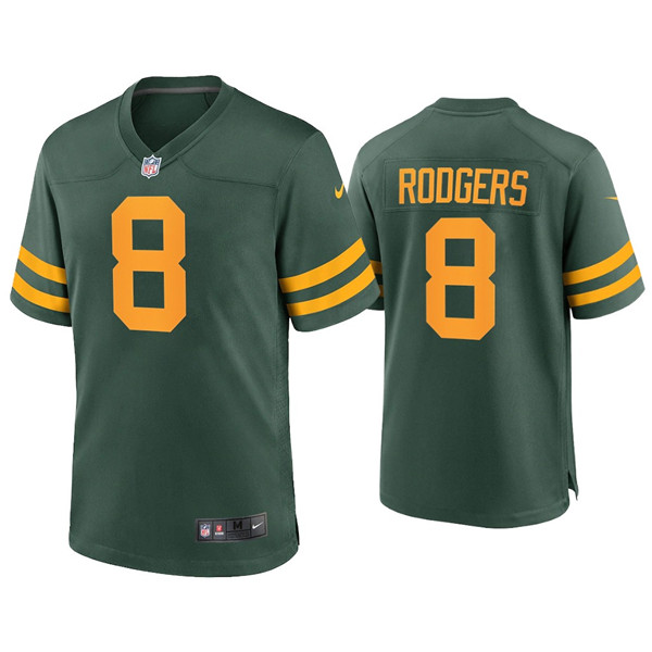 Personalized Men’s Packers #8 Amari Rodgers Alternate Limited Green Jersey
