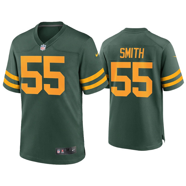 Personalized Men’s Packers #55 Za’Darius Smith Alternate Limited Green Jersey