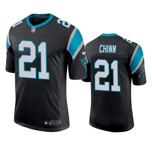 Personalized Men’s Carolina Panthers #21 Jeremy Chinn 2020 Draft Black Limited Jersey