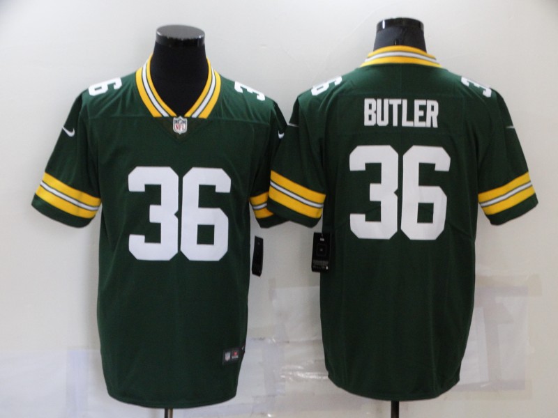 Personalized Men’s Green Bay Packers #36 LeRoy Butler Green 2021 Untouchable Stitched NFL Limited Jersey