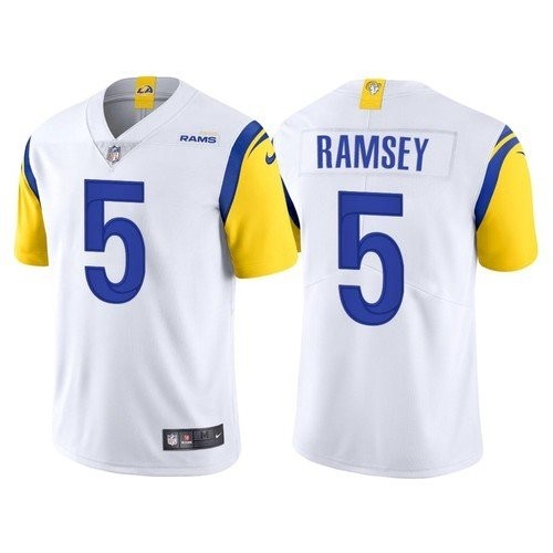 Personalized Rams 5 Jalen Ramsey White Untouchable Limited Jersey