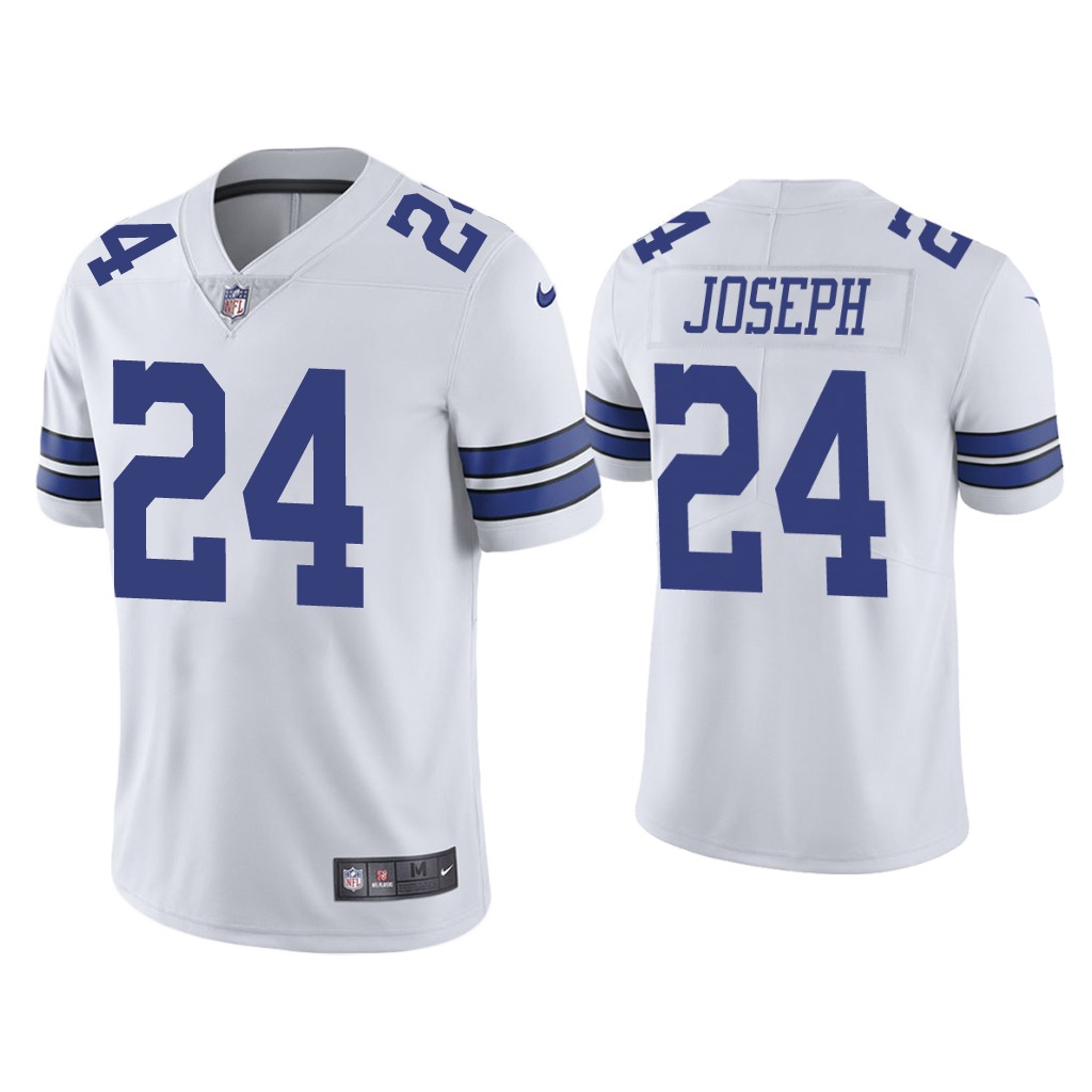 Personalized Men Cowboys #24 Kelvin Joseph Cowboys Limited White Jersey