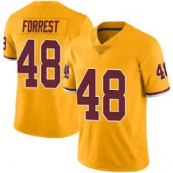Personalized Men’s Washington Redskins #48 Darrick Forrest Football Rush Limited Jersey