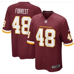 Personalized Men’s Washington Redskins #48 Darrick Forrest Football Red Limited Jersey
