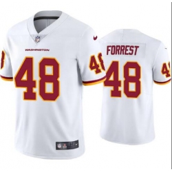 Personalized Men’s Washington Redskins #48 Darrick Forrest Football White Limited Jersey