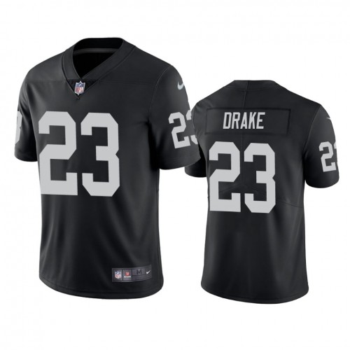 Personalized Men’s Las Vegas Raiders #23 Kenyan Drake Black Limited Jersey
