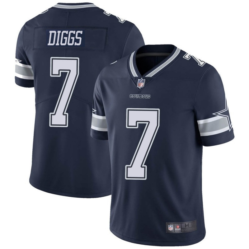 Personalized Men’s Dallas Cowboys #7 Trevon Diggs 2021 Navy Limited Stitched Jersey