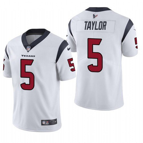 Personalized Men’s Houston Texans #5 Tyrod Taylor White Untouchable Limited Stitched Jersey