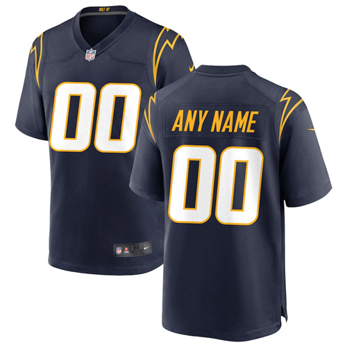 Personalized Custom Men’s New Los Angeles Chargers Limited Navy Jersey