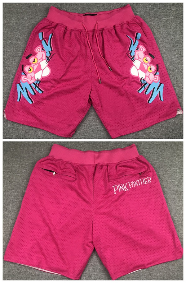 Personalized Men’s Miami Heat Pink ‘Pink Panther’ Shorts (Run Small)