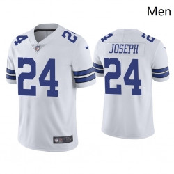 Personalized Men Dallas Cowboys 24 Kelvin Joseph Dallas Cowboys Limited White Jersey