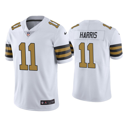 Personalized Men’s Saints #11 Deonte Harris Color Rush Jersey