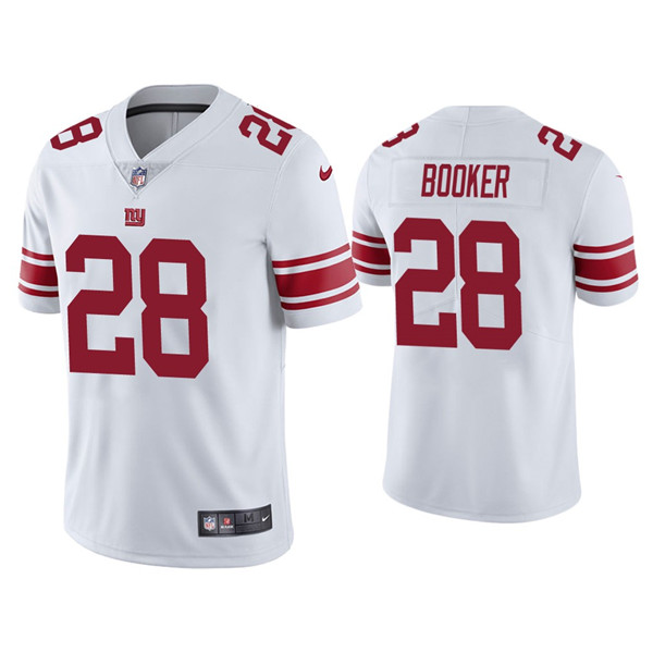 Personalized Men’s New York Giants #28 Devontae Booker White Untouchable Limited Stitched Jersey