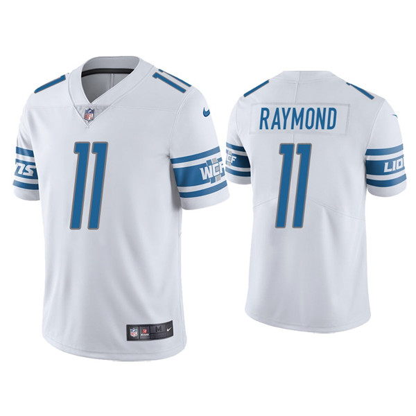 Personalized Men’s Detroit Lions #11 Kalif Raymond White Untouchable Limited Stitched Jersey