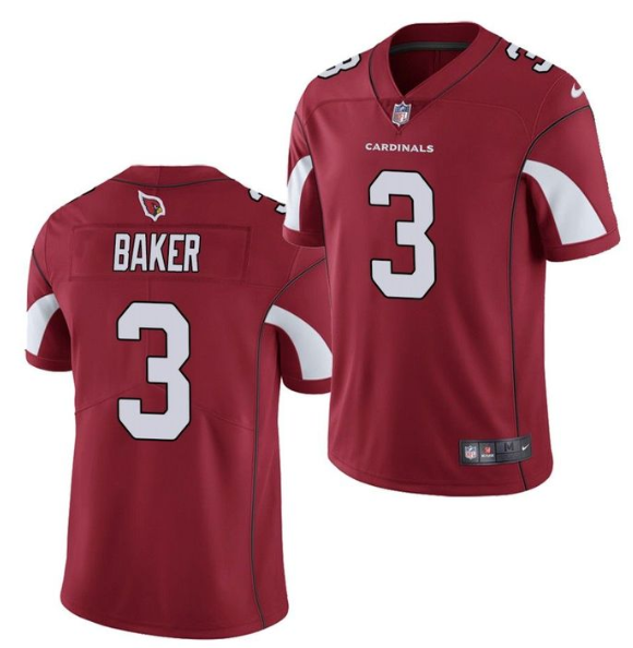Personalized Men’s Arizona Cardinals #3 Budda Baker Red Untouchable Limited Stitched Jersey