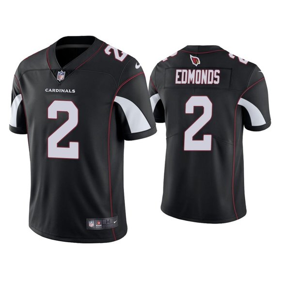 Personalized Men’s Arizona Cardinals #2 Chase Edmonds Black Untouchable Limited Stitched Jersey