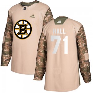 Personalized Men’s Boston Bruins #71 Taylor Hall Authentic Veterans Day Practice Camo Jersey