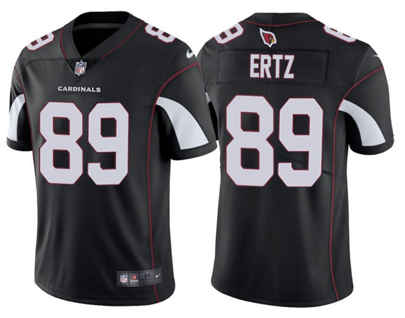 Personalized Men’s Arizona Cardinals #89 Zach Ertz Black Untouchable Limited Stitched Jersey
