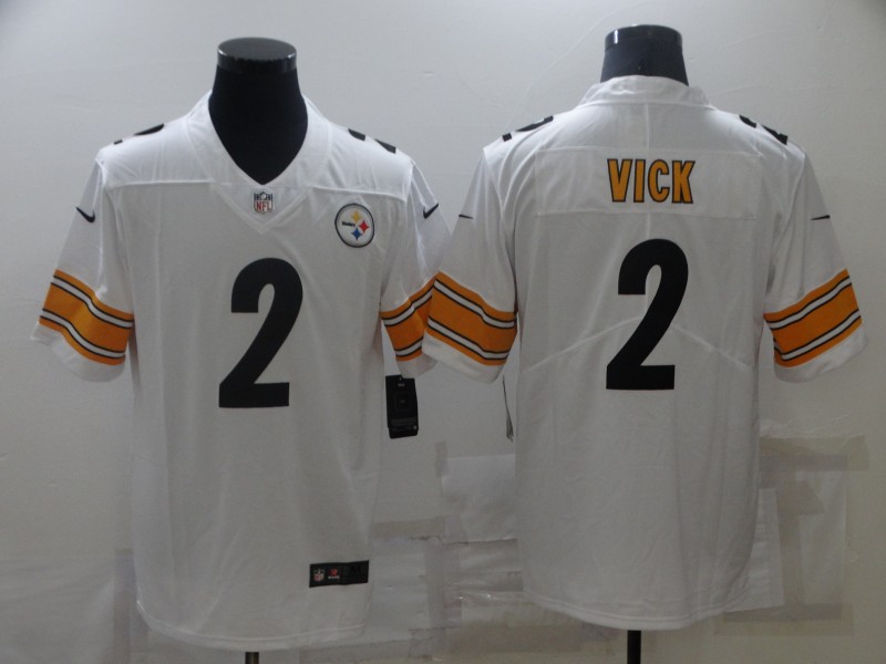 Personalized Men’s Pittsburgh Steelers #2 Mike Vick White 2021 Untouchable Stitched NFL Limited Jersey
