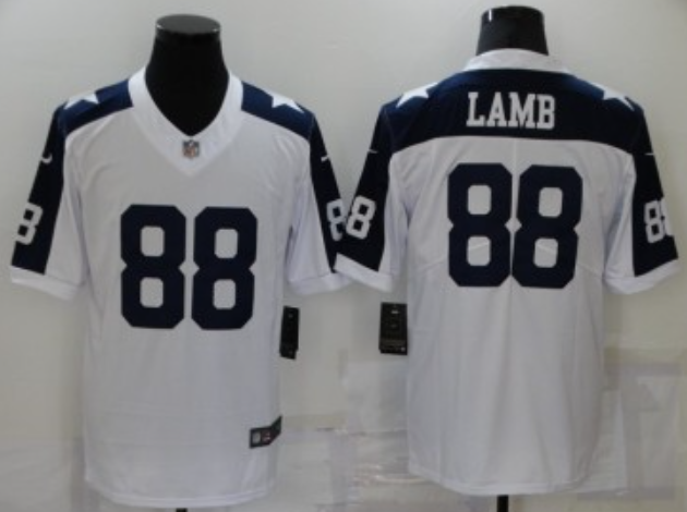 Personalized Men’s Dallas Cowboys #88 CeeDee Lamb White Thanksgiving 2020 NEW Untouchable Stitched NFL Limited Jersey