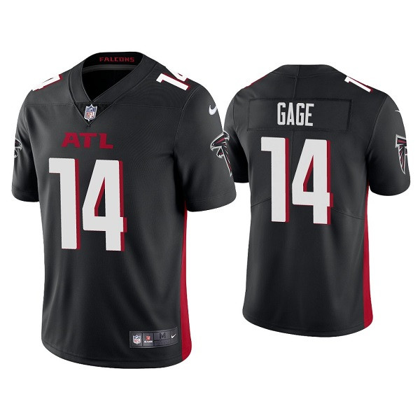 Personalized Men’s Atlanta Falcons #14 Russell Gage Black Untouchable Limited Stitched
