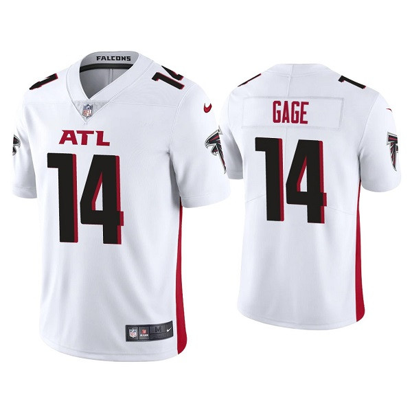 Personalized Men’s Atlanta Falcons #14 Russell Gage White Untouchable Limited Stitched Jersey
