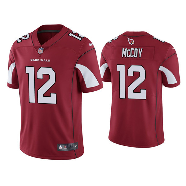 Personalized Men’s Arizona Cardinals #12 Colt McCoy Red Untouchable Limited Stitched Jersey