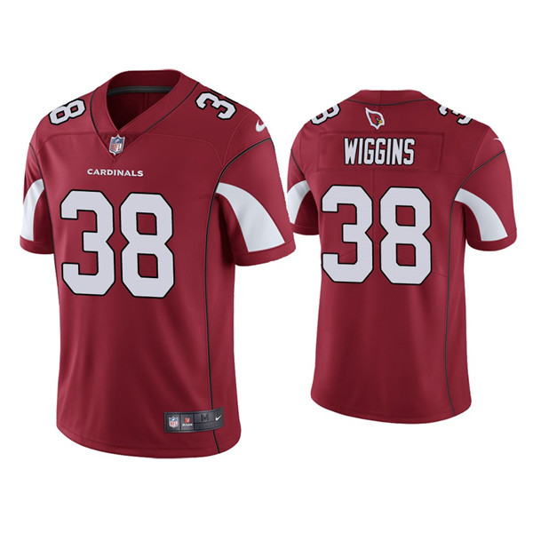 Personalized Men’s Arizona Cardinals #38 James Wiggins Red Untouchable Limited Stitched Jersey