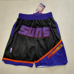 Personalized Men’s Phoenix Suns Black Pocket Shorts 1