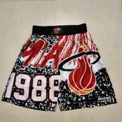 Personalized Men’s Miami Heat Shorts