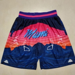 Personalized Men’s Miami Heat Transfer Shift Pocket Shorts