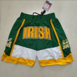 Personalized Men’s Los Angeles Lakers James Green Shorts
