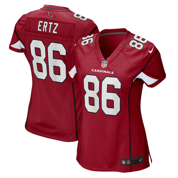 Personalized Women’s Arizona Cardinals #86 Zach Ertz Red Stitched Jersey(Run Small)