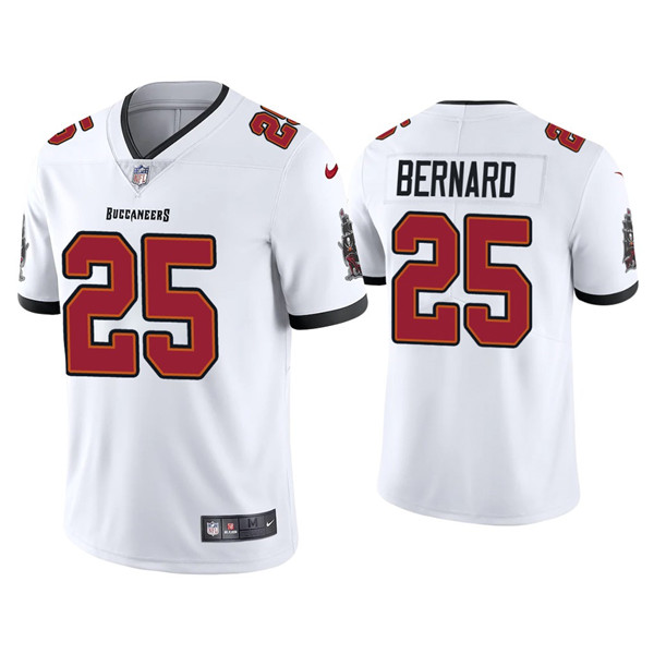 Personalized Youth Tampa Bay Buccaneers #25 Giovani Bernard White Untouchable Limited Stitched Jersey