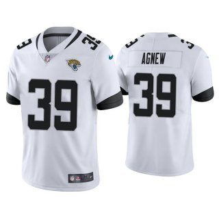 Personalized Men’s White Jacksonville Jaguars #39 Jamal Agnew 2021 Untouchable Limited Stitched Jersey