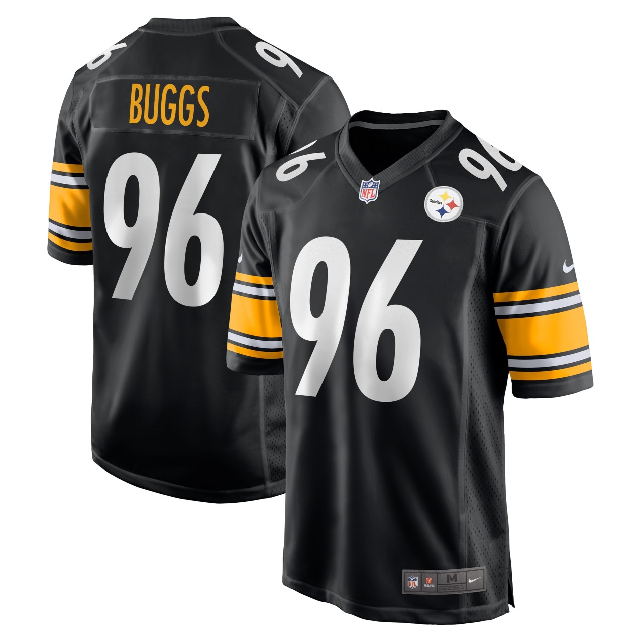 Personalized Men’s Steelers #96 Buggs black limited Jersey