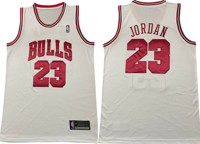 Personalized Bulls 23 Michael Jordan Red Swingman Jersey