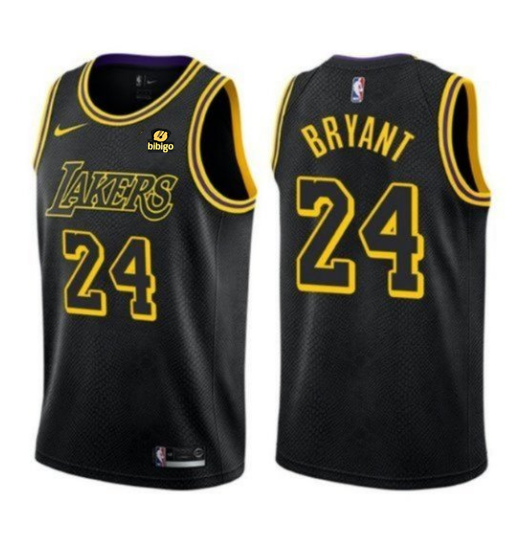 Personalized Men’s Los Angeles Lakers #24 Kobe Bryant Black Stitched Basketball Jersey