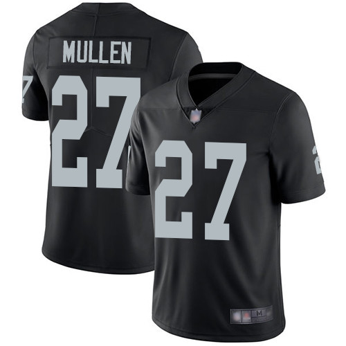 Personalized Men’s Las Vegas Raiders #27 Trayvon Mullen Black Limited Stitched Jersey