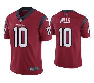 Personalized Men’s Houston Texans #10 Davis Mills Red Untouchable Limited Stitched Jersey