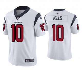 Personalized Men’s Houston Texans #10 Davis Mills White Untouchable Limited Stitched Jersey