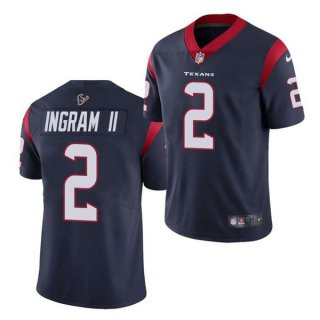Personalized Men’s Houston Texans #2 Mark Ingram II Navy Untouchable Limited Stitched Jersey