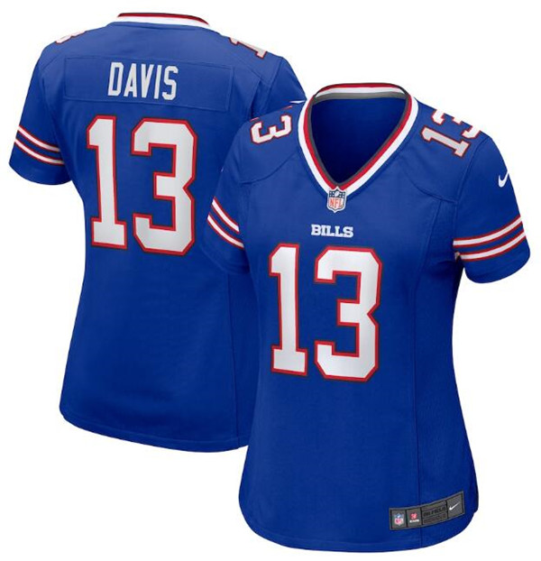 Personalized Women’s Buffalo Bills #13 Gabriel Davis Blue Untouchable Limited Stitched Football Jersey