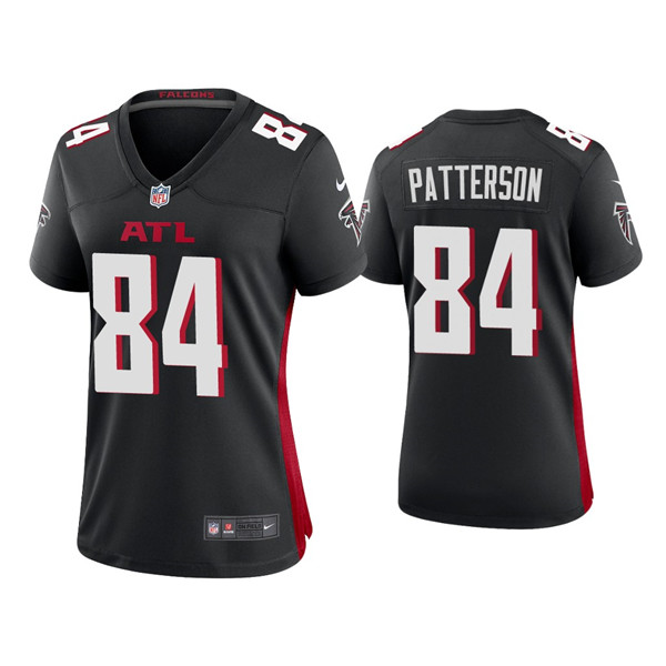 Personalized Women’s Atlanta Falcons #84 Cordarrelle Patterson New Black Stitched Jersey(Run Small)