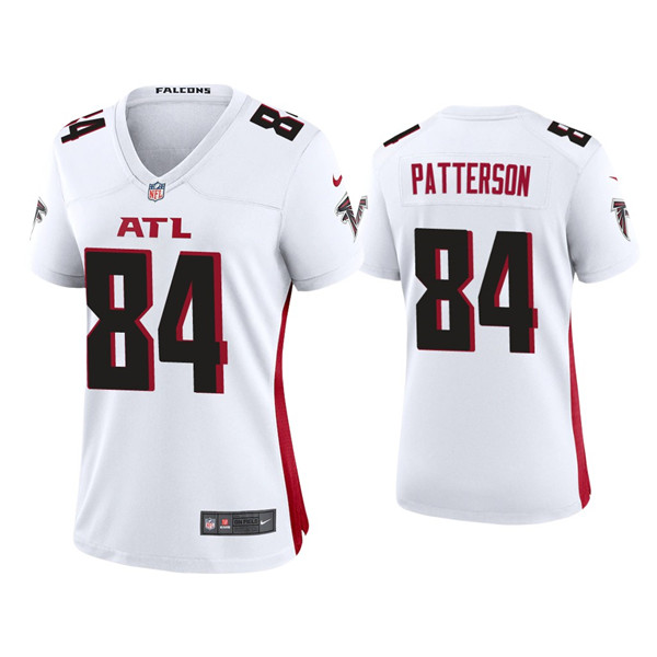 Personalized Women’s Atlanta Falcons #84 Cordarrelle Patterson New White Stitched Jersey(Run Small)