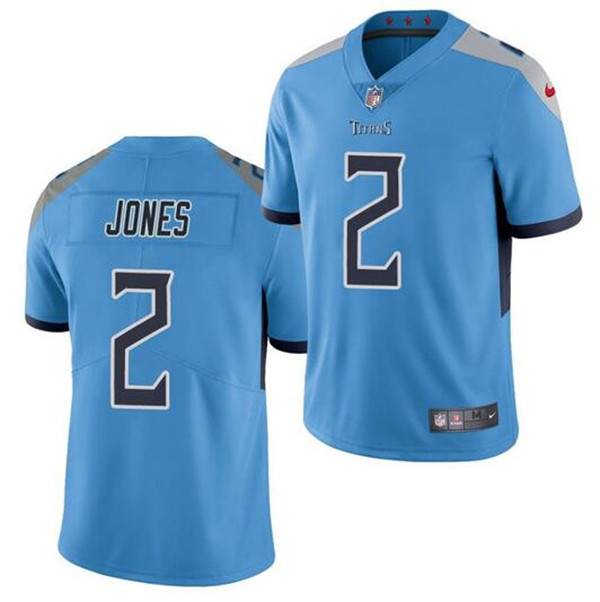 Personalized Youth Tennessee Titans #2 Julio Jones Light Blue Untouchable Limited Stitched Jersey