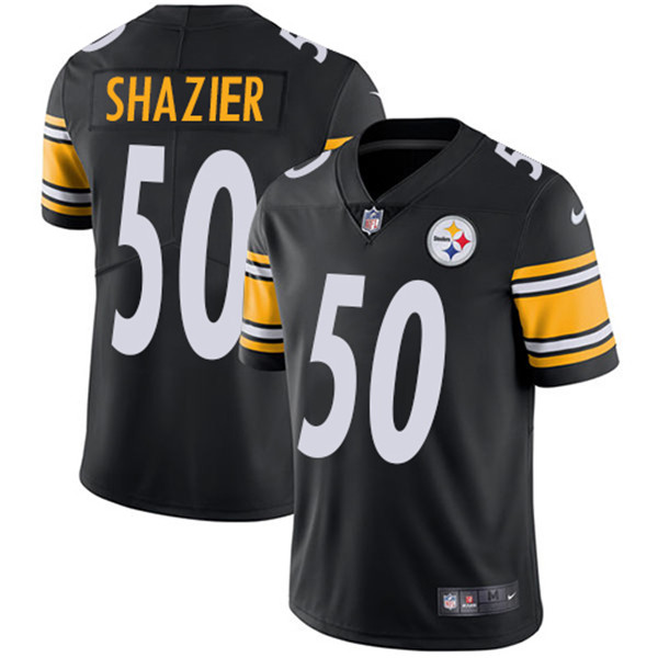 Personalized Youth Pittsburgh Steelers #50 Ryan Shazier Black Untouchable Limited Stitched Jersey