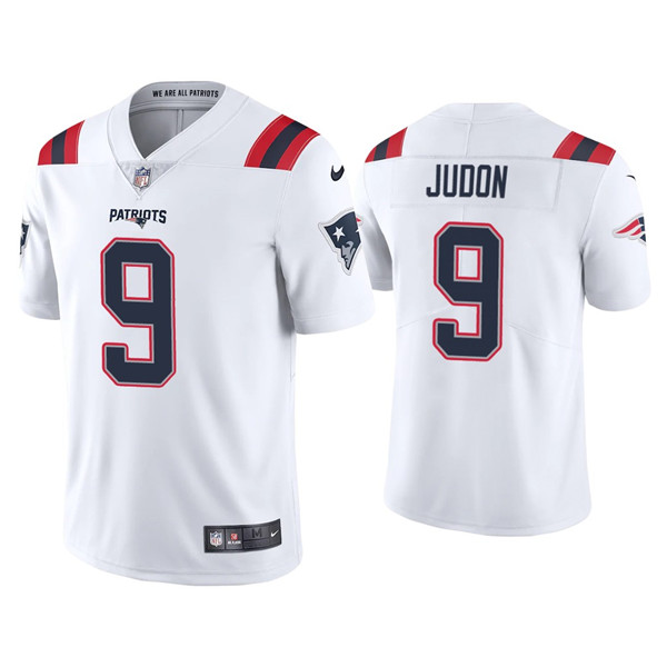 Personalized Youth New England Patriots #9 Matt Judon 2021 White Untouchable Limited Stitched Jersey