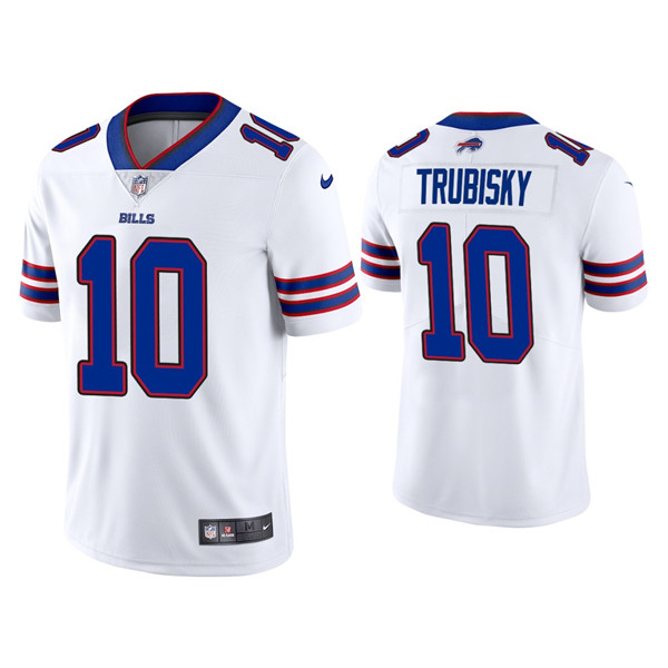 Personalized Youth Buffalo Bills #10 Mitchell Trubisky White Untouchable Limited Stitched Jersey