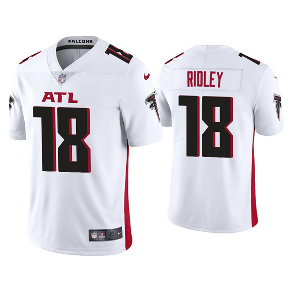 Personalized Youth Atlanta Falcons #18 Calvin Ridley White Untouchable Limited Stitched Jersey